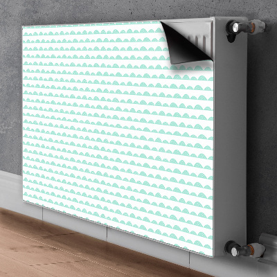 Decoratieve radiatormagneet Groene heuvels