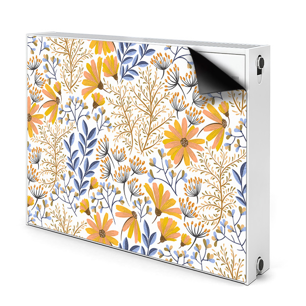 Magnetische mat voor de radiator Pastel meadow