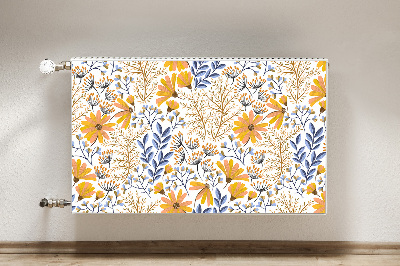 Magnetische mat voor de radiator Pastel meadow