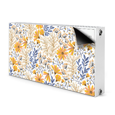 Magnetische mat voor de radiator Pastel meadow