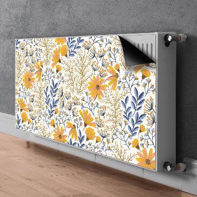 Magnetische mat voor de radiator Pastel meadow