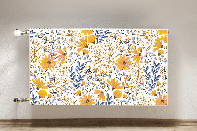 Magnetische mat voor de radiator Pastel meadow