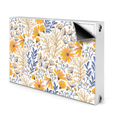 Magnetische mat voor de radiator Pastel meadow