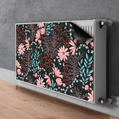 Magnetische bedrukte mat Vintage bloemen