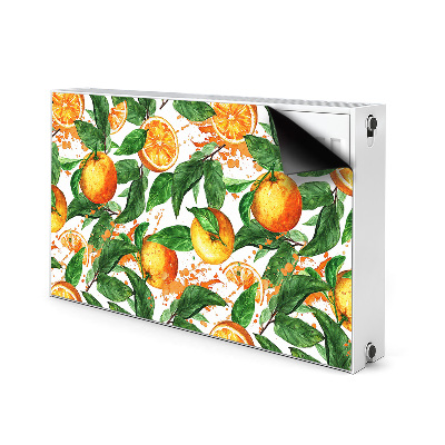 Magnetische mat voor de radiator Sinaasappels