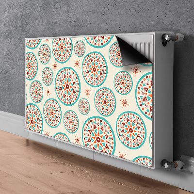 Decoratieve radiatormat Indiase kunst