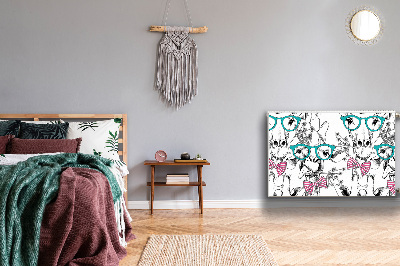 Decoratieve radiatormat Hipster giraf