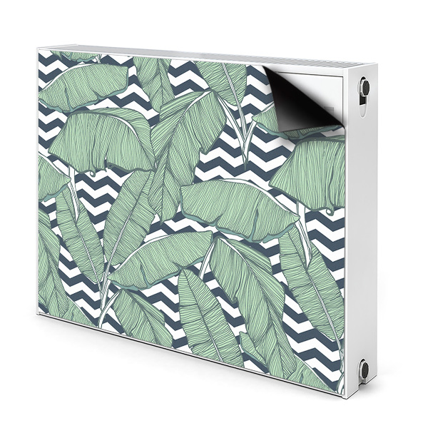 Magnetische radiatormat Tropische bladeren