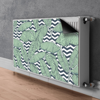 Magnetische radiatormat Tropische bladeren
