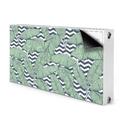 Magnetische radiatormat Tropische bladeren
