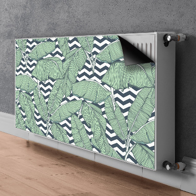 Magnetische radiatormat Tropische bladeren