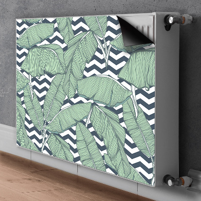 Magnetische radiatormat Tropische bladeren