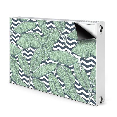 Magnetische radiatormat Tropische bladeren