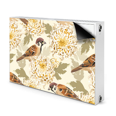 Decoratieve radiatormagneet Gouden vogels