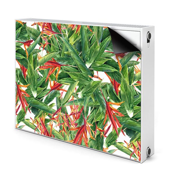 Decoratieve radiatormat Exotische bloemen