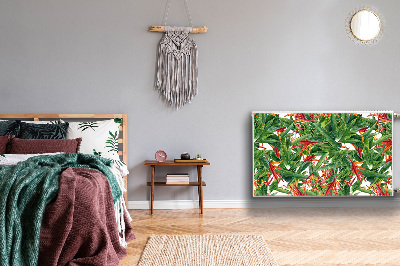 Decoratieve radiatormat Exotische bloemen