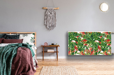 Decoratieve radiatormat Exotische bloemen