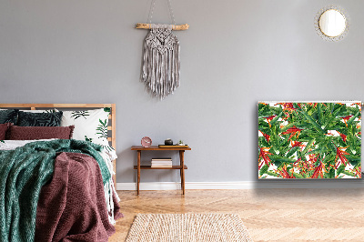 Decoratieve radiatormat Exotische bloemen