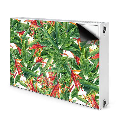 Decoratieve radiatormat Exotische bloemen