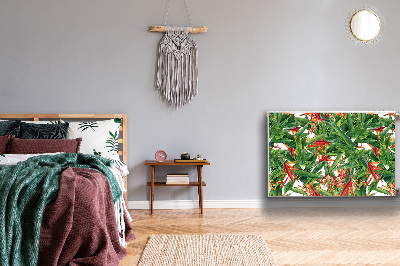 Decoratieve radiatormat Exotische bloemen