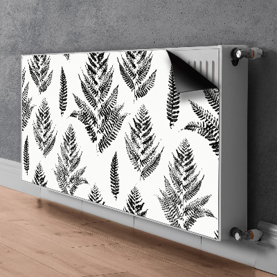 Magnetische mat voor de radiator Varenprints