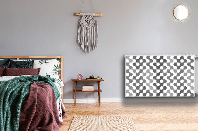 Magnetische bedrukte mat Grijze en witte wielen