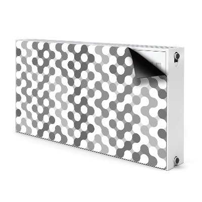 Magnetische bedrukte mat Grijze en witte wielen