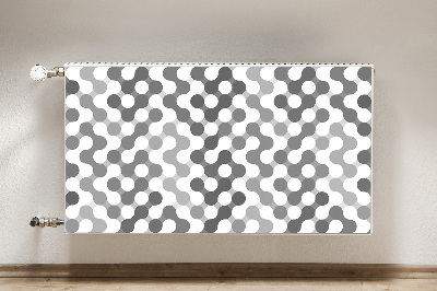 Magnetische bedrukte mat Grijze en witte wielen