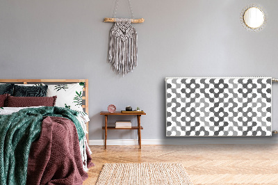 Magnetische bedrukte mat Grijze en witte wielen