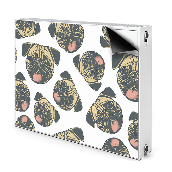 Magnetische mat voor de radiator Mopsen
