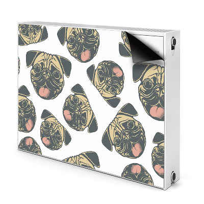 Magnetische mat voor de radiator Mopsen