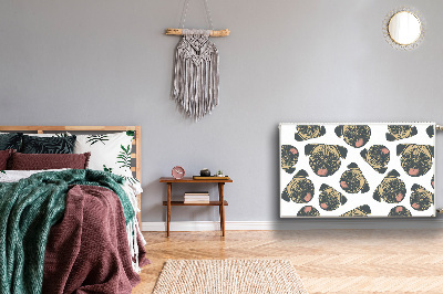 Magnetische mat voor de radiator Mopsen