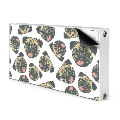 Magnetische mat voor de radiator Mopsen