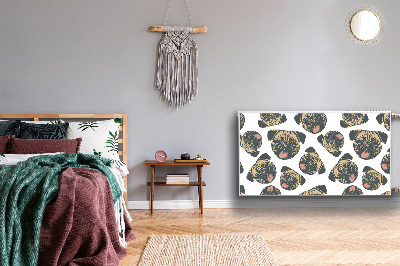 Magnetische mat voor de radiator Mopsen