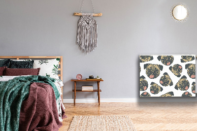 Magnetische mat voor de radiator Mopsen