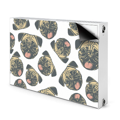 Magnetische mat voor de radiator Mopsen