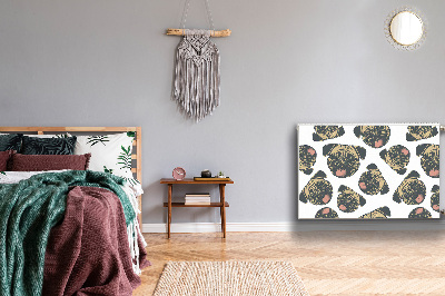 Magnetische mat voor de radiator Mopsen