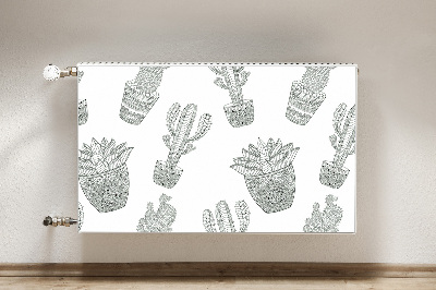 Magnetische mat voor de radiator Mexicaanse cactussen