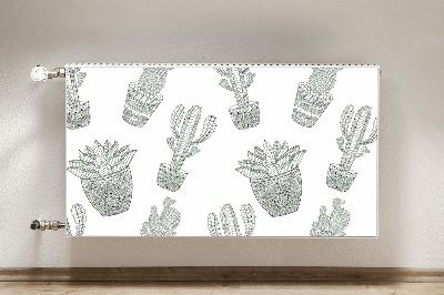 Magnetische mat voor de radiator Mexicaanse cactussen