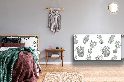 Magnetische mat voor de radiator Mexicaanse cactussen