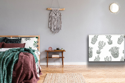 Magnetische mat voor de radiator Mexicaanse cactussen