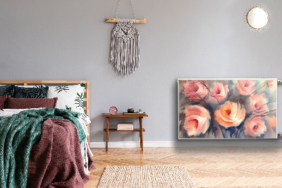 Magnetische mat voor de radiator Oranje rozen