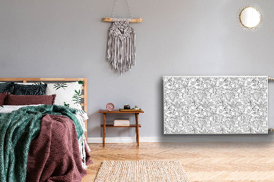 Magnetische radiatormat Getrokken bladeren