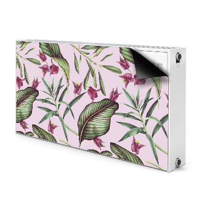 Magnetische radiatormat Roze bloemen