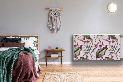 Magnetische radiatormat Roze bloemen
