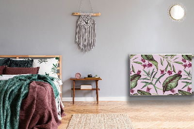 Magnetische radiatormat Roze bloemen
