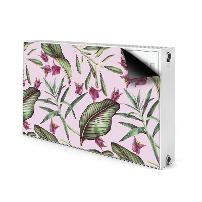 Magnetische radiatormat Roze bloemen