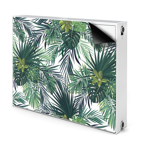 Magnetische radiatormat Tropische bladeren