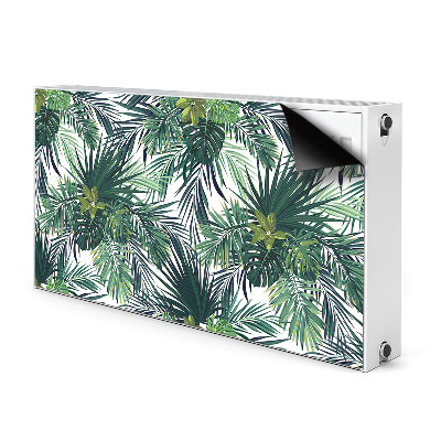 Magnetische radiatormat Tropische bladeren