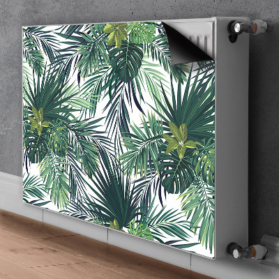 Magnetische radiatormat Tropische bladeren